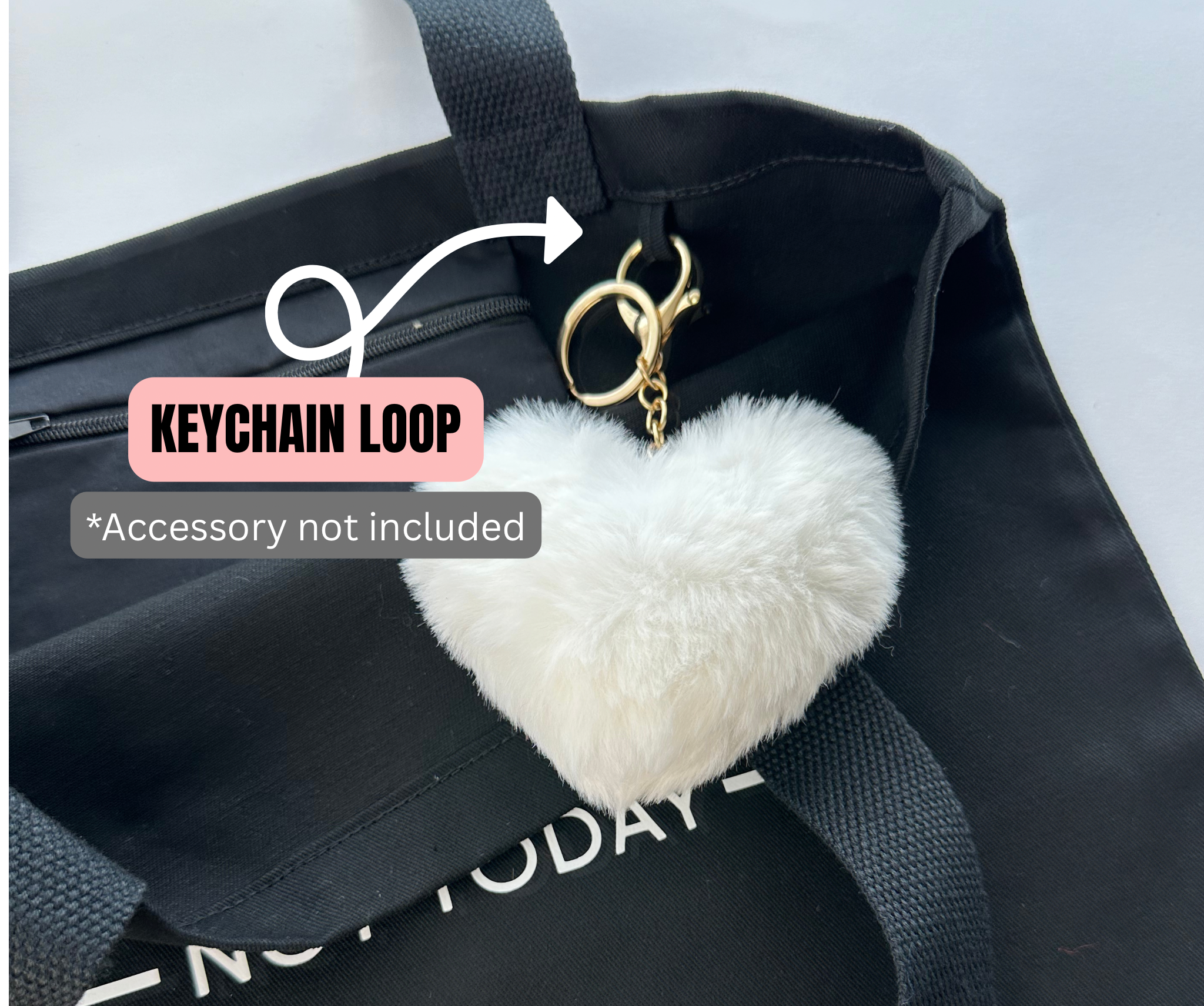 Boss Lady Tote Bag – Personalised with Name on Inside Zip Pocket