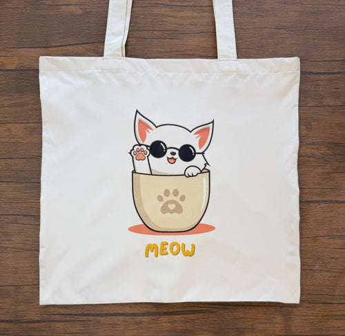 Cute Personalised Foldable Tote – Handmade Eco Bag with FREE Name Add-On